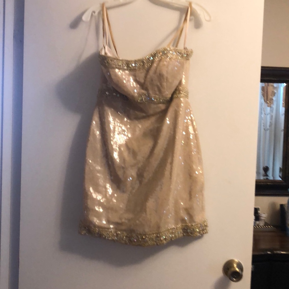 Elegant beaded dress worn once